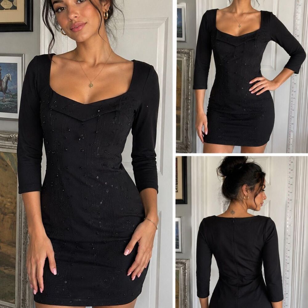 Lucy-paris Women's Black Dress